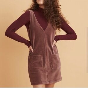Marine layer  corduroy vneck dress